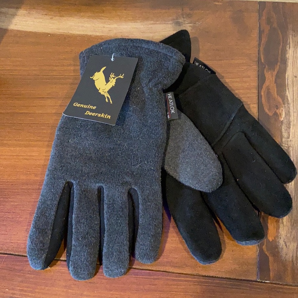Hand Armor Premium Deerskin Leather Gloves NWT
